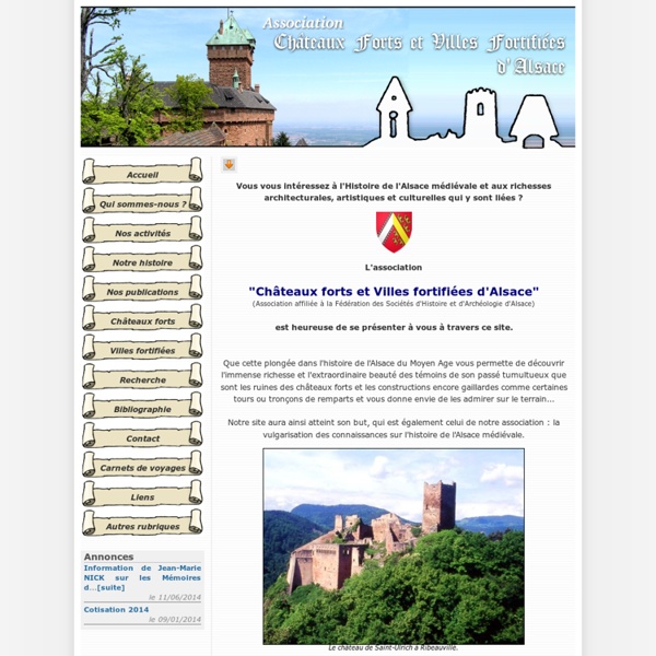 Association des Châteaux forts et des ville fortifiées d'Alsace
