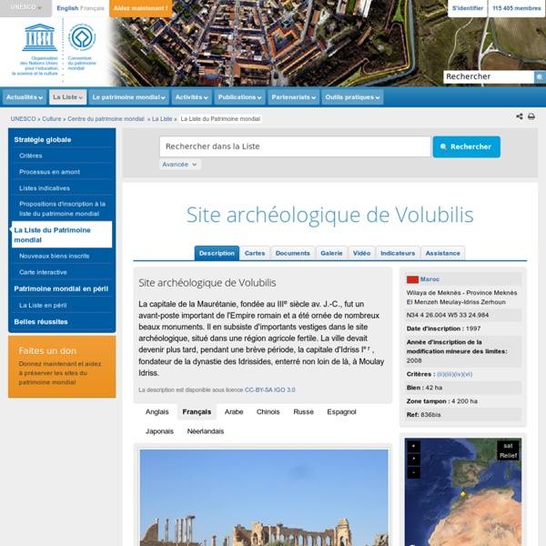 Site archéologique de Volubilis