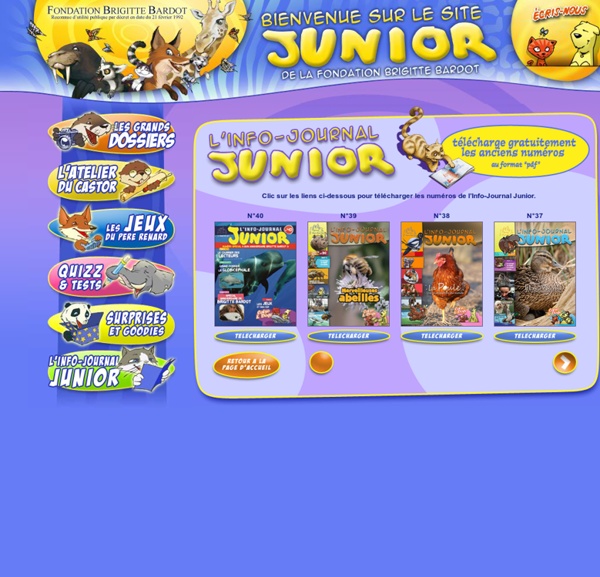 Site Junior - L'info-journal junior