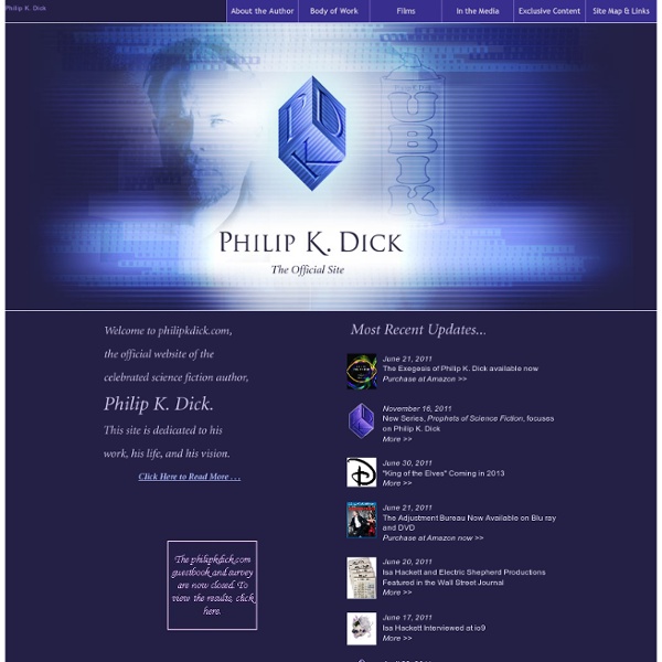 Philip K. Dick - Science Fiction Author - Official Site