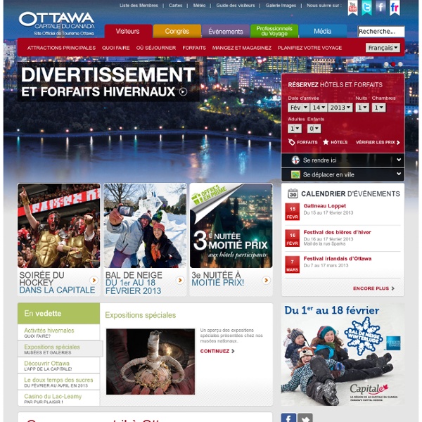 Site Officiel de Tourisme Ottawa