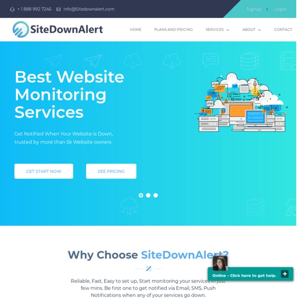 » SiteDownAlert.com - Website and Server Monitoring Service