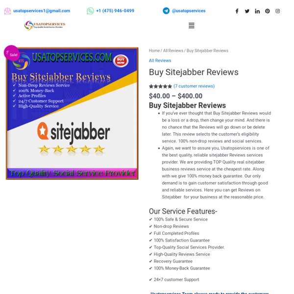 Buy Sitejabber Reviews - 5-Star Reviews Service Provider