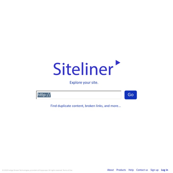 Siteliner - Find Duplicate Content on your site
