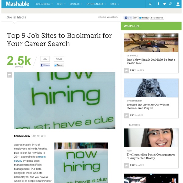9 Job Sites to Bookmark for Your Career Search