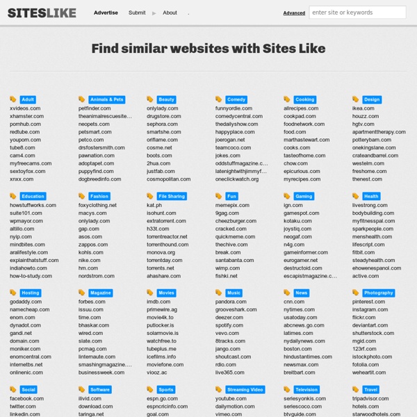 Sites Like - Find and share similar websites