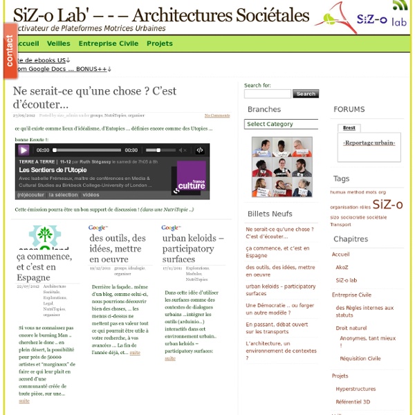 Sizo.future-architecture.org
