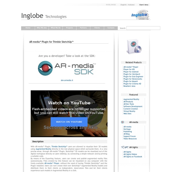 AR-media™ Plugin for Trimble SketchUp™