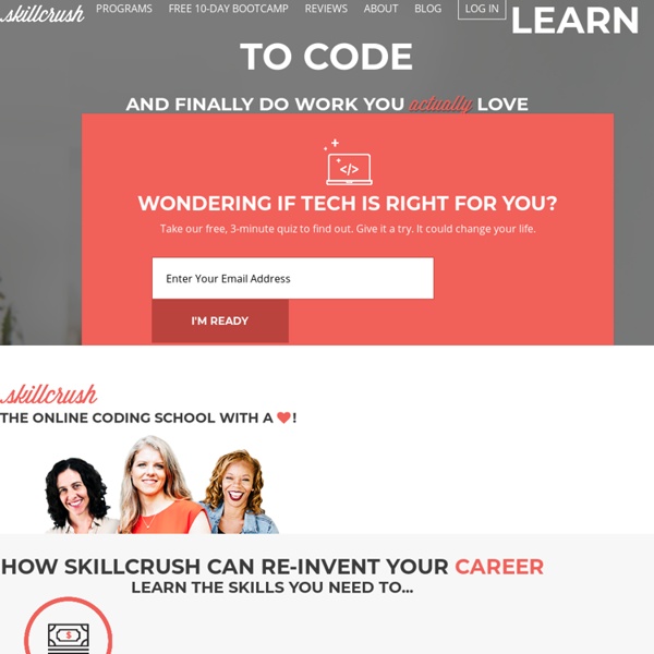 Skillcrush: Online classes in coding and digital skills
