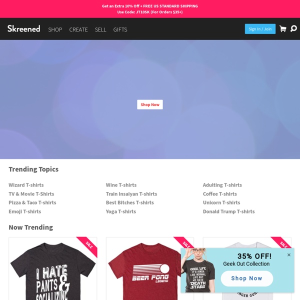 T-shirt Printing, Custom T-shirts, Hoodies, Kids Tees, Baby One-Pieces and Tote Bags - Skreened