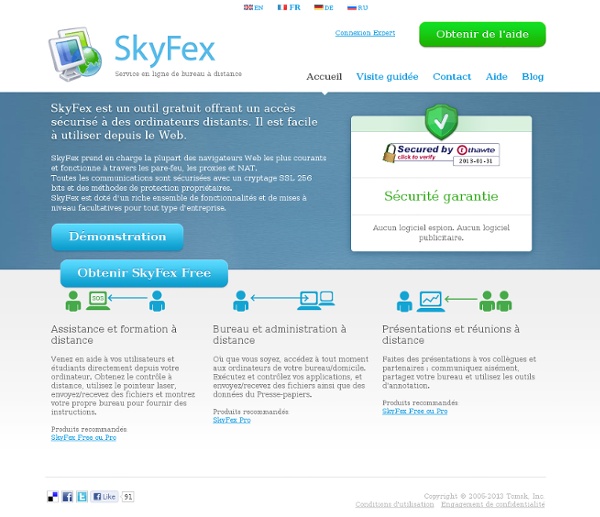 SkyFex Remote Desktop - das kostenlose webbasierte Remote-Support-Tool