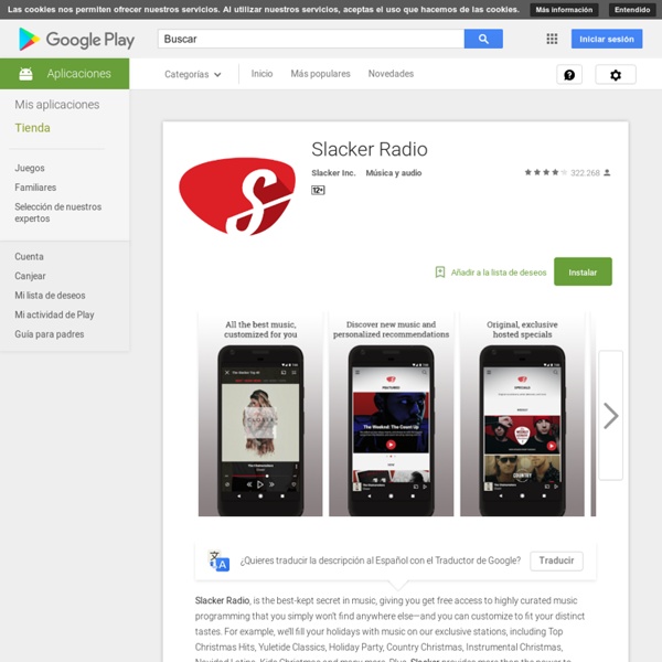 Slacker Radio - Android-appar på Google Play
