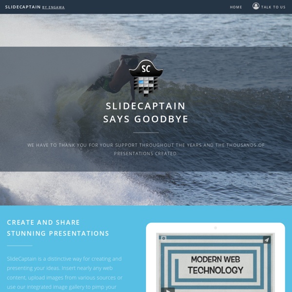 SlideCaptain — versatile presentations