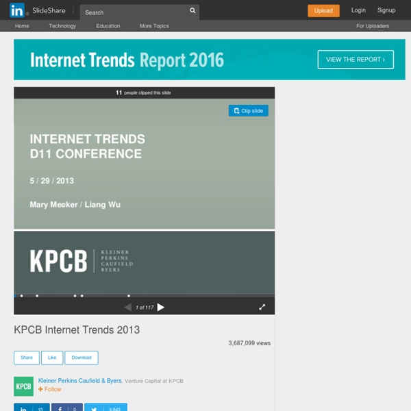 KPCB Internet Trends 2013