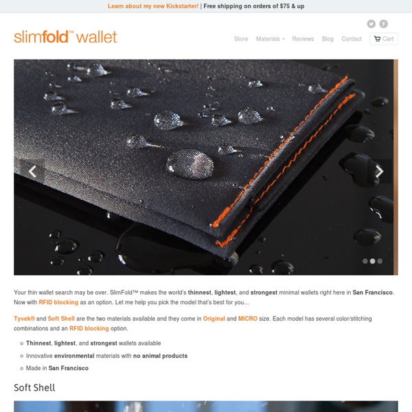 Slimfold wallet