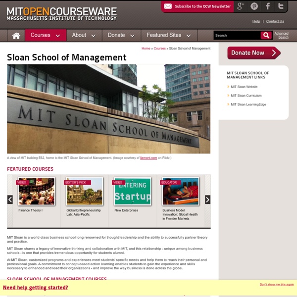 Sloan School of Management