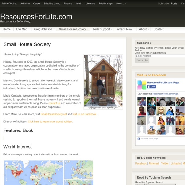 Small House Society: Resources for Life