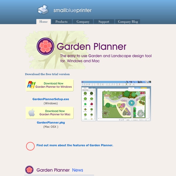 Home of smallblueprinter and garden planner