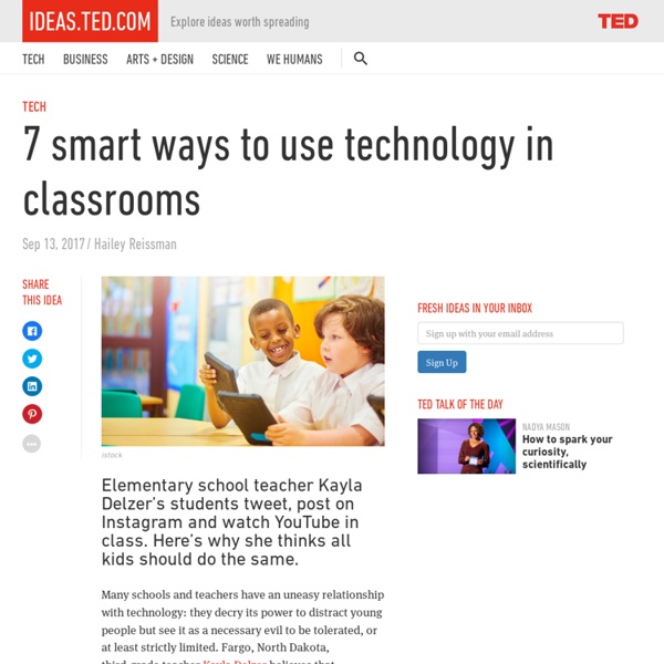7 smart ways to use technology in classrooms