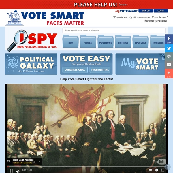 Project Vote Smart - The Voter's Self Defense System