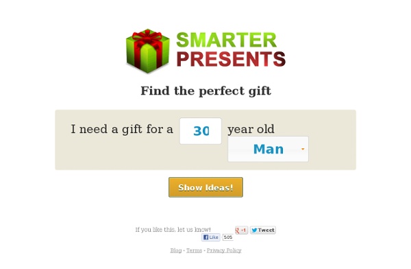SmarterPresents.com - Great Gift Ideas