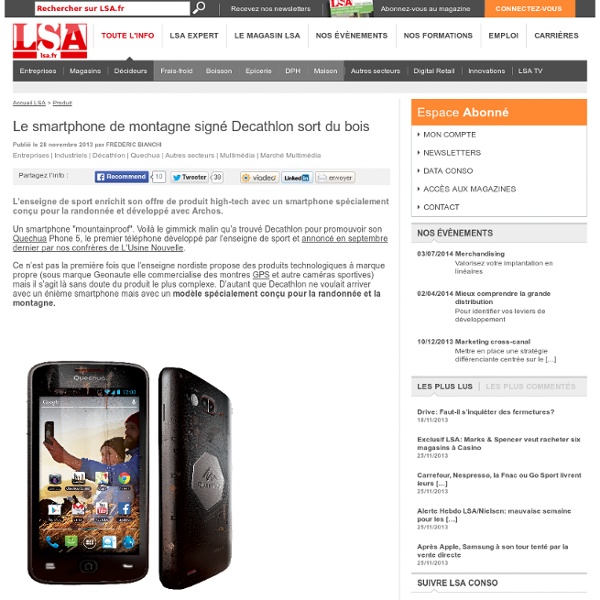 Le smartphone de montagne signé Decathlon... - Marché Multimédia