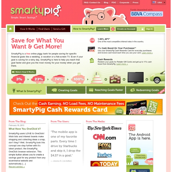 SmartyPig®: Simple. Smart. Savings.®