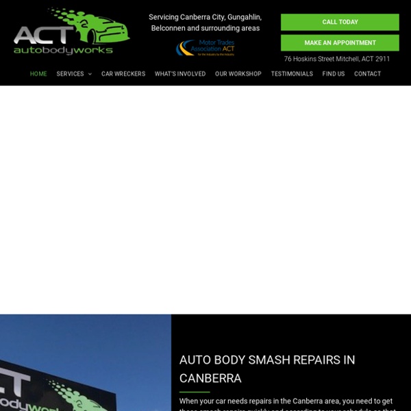 Smash Repairs in Canberra