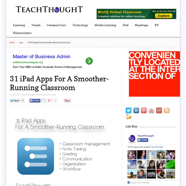 31 iPad Apps For A Smoother-Running Classroom