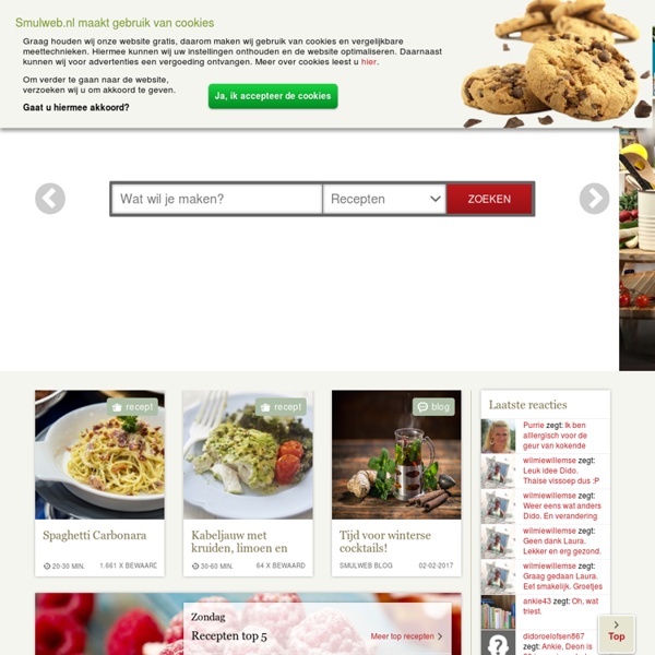 Smulweb.nl - Recepten, restaurants, recensies en kooktips