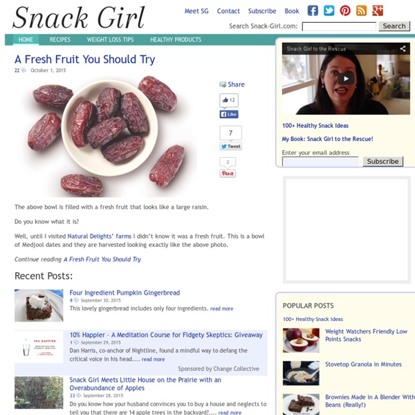 Snack Girl: eat healthy snacks