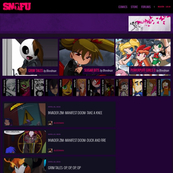 Snafu Comics - Comics based on movies, games, music, and pop culture.