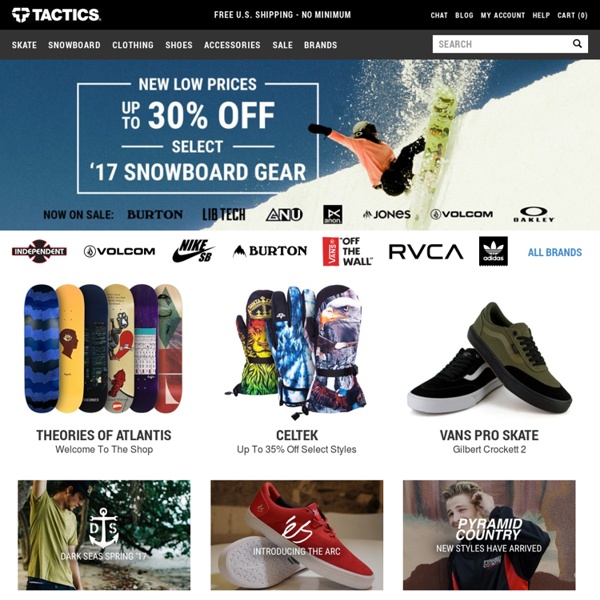 Tactics Board Shop - Snowboard Shop, Skate Shop, Surf Shop, Clothing Store