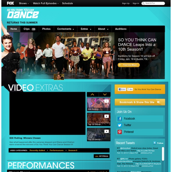 So You Think You Can Dance on FOX - Official Site