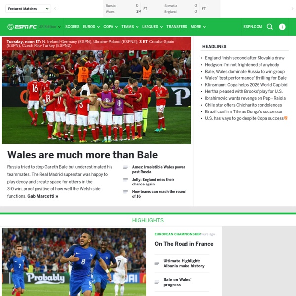 Soccer / Football News and Scores