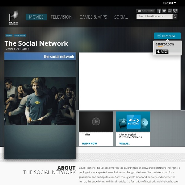 The Social Network - Official Site