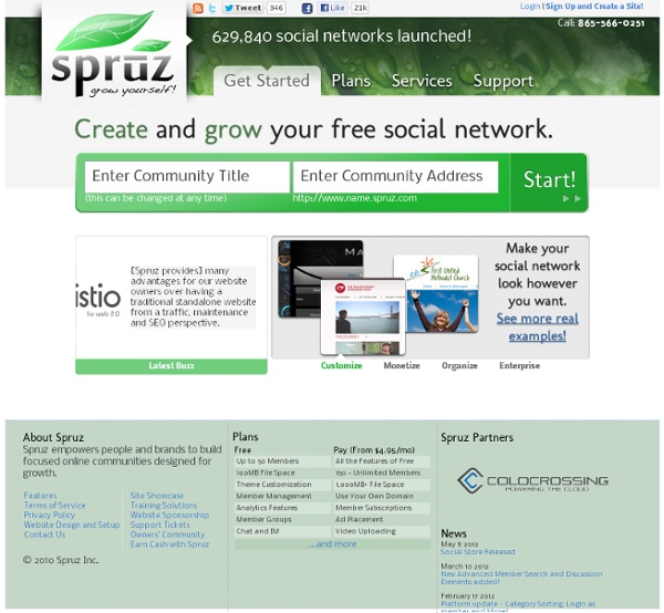 Make a free website, Social Websites, Your own free Social Network