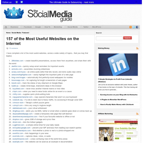 Most Useful Websites on the Internet