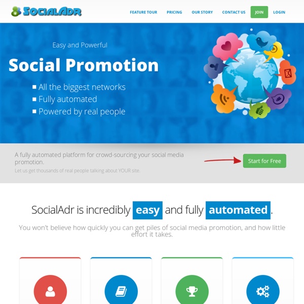 SocialAdr - Social Media Marketing Services