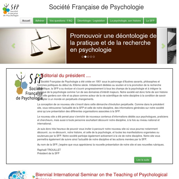 Psychologue-Société Francaise de Psychologie