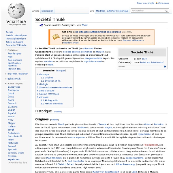 Société Thulé - Wikipédia