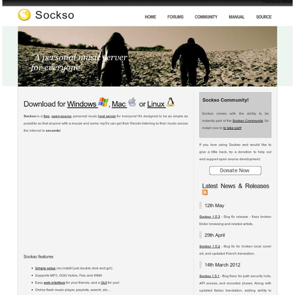 Sockso - Personal Music Server