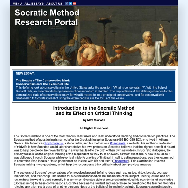 Socratic Method Research Portal