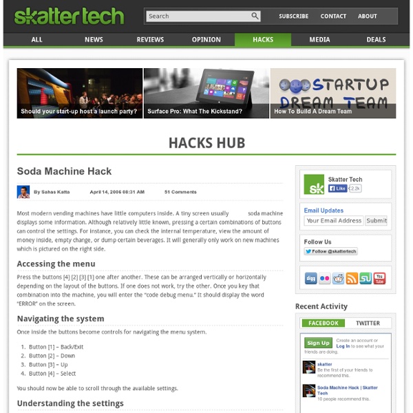 Soda Machine Hack Pearltrees
