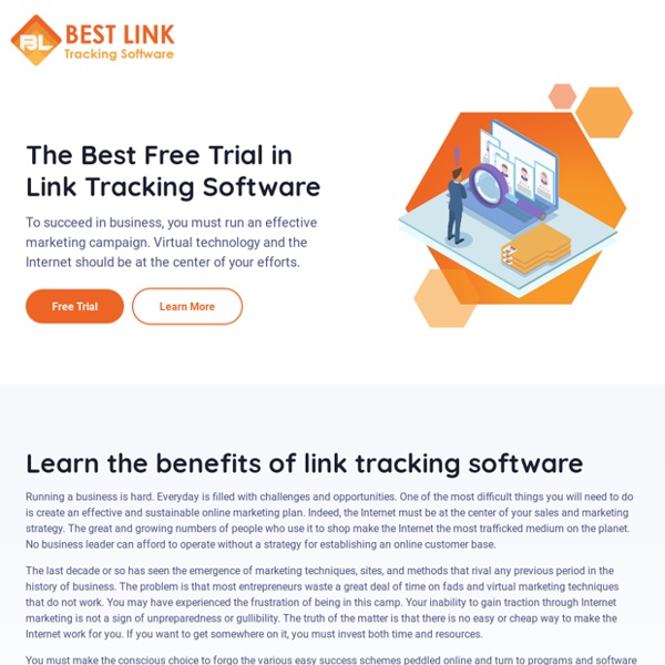 URL, Click, Link, Hyperlink & Conversion Tracking Software
