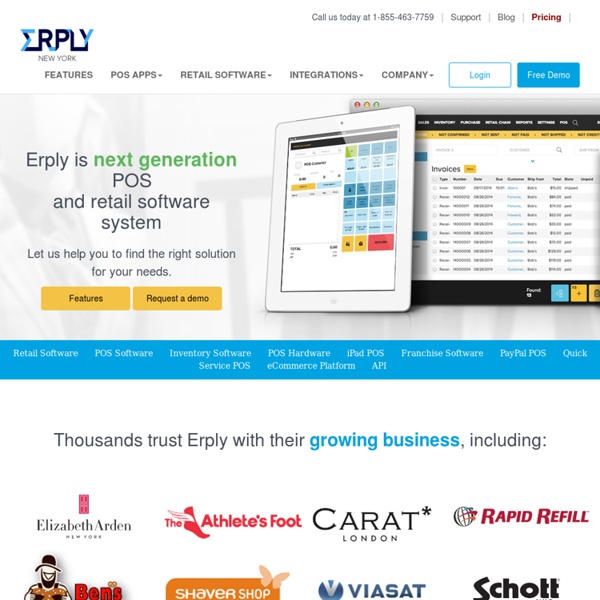 Point of Sale and Retail Inventory Management Software ! ERPLY