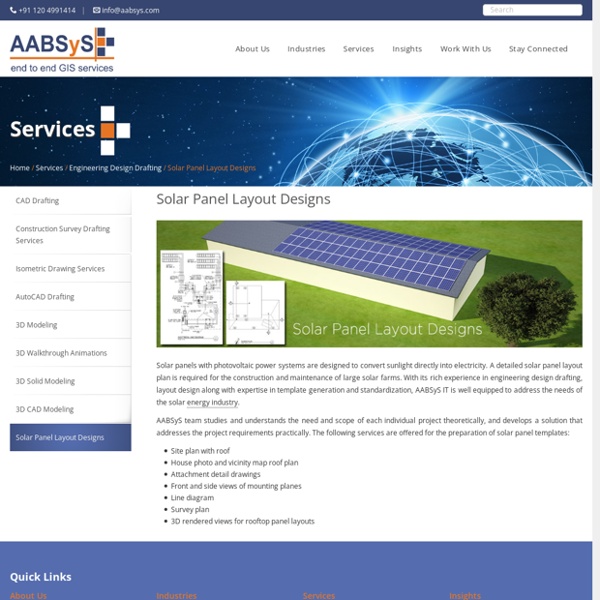 Solar Panel Layout Designs - AABSyS