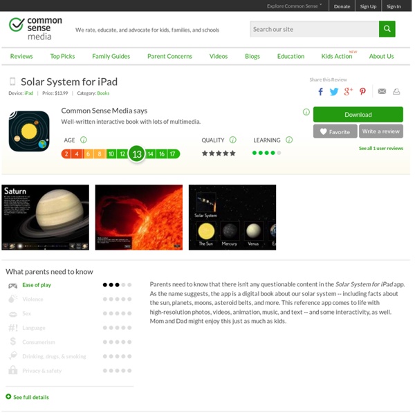 Solar System for iPad (Age 13+)