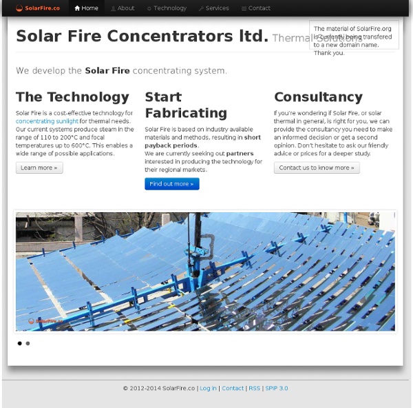 SolarFire.co - Solar Thermal Solutions