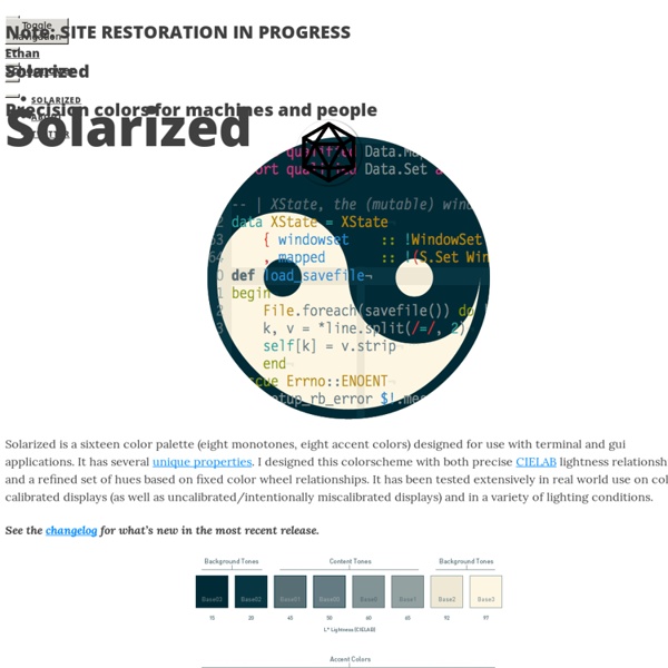Solarized - Ethan Schoonover